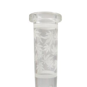 8" Glow-In-The-Dark Leaf Water Beaker Bong For Sale | Free NZ Shipping