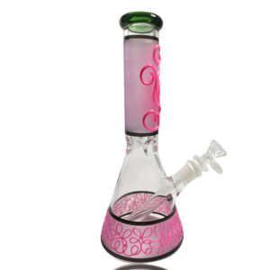 8" Glow-In-The-Dark Octopus Beaker Glass Bong For Sale | Free NZ Shipping