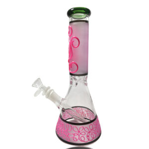 8" Glow-In-The-Dark Octopus Beaker Glass Bong For Sale | Free NZ Shipping