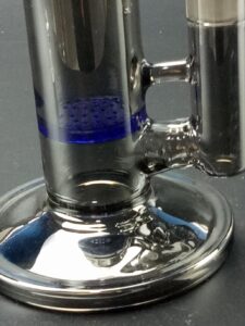 8" Gray Glass Honeycomb Perc Bong/Water Pipes For Sale | Free NZ Shipping