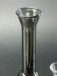 8" Gray Glass Honeycomb Perc Bong/Water Pipes For Sale | Free NZ Shipping