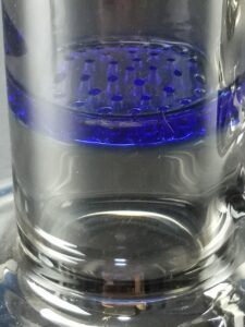 8" Gray Glass Honeycomb Perc Bong/Water Pipes For Sale | Free NZ Shipping