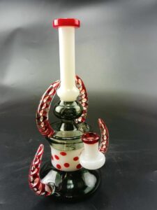 8" Heady Glass Dab Rig w/ Horns | Wax Rigs For Sale | Free NZ Shipping