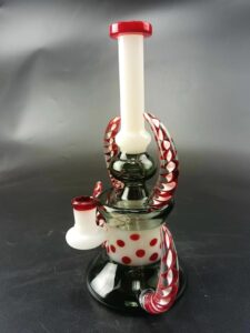 8" Heady Glass Dab Rig w/ Horns | Wax Rigs For Sale | Free NZ Shipping