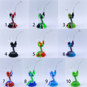 8" LED Luminous Silicone Detachable Dab Rig For Sale | Free NZ Shipping