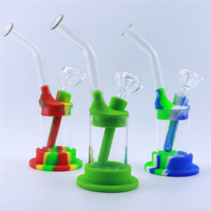 8" LED Luminous Silicone Detachable Dab Rig For Sale | Free NZ Shipping