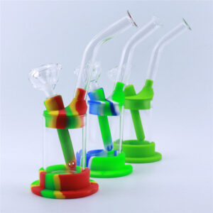 8" LED Luminous Silicone Detachable Dab Rig For Sale | Free NZ Shipping