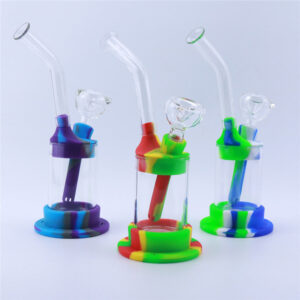 8" LED Luminous Silicone Detachable Dab Rig For Sale | Free NZ Shipping