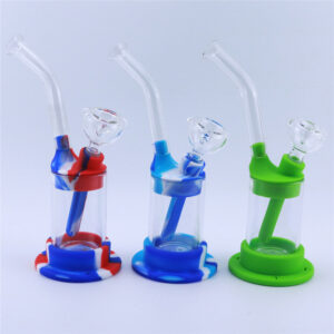 8" LED Luminous Silicone Detachable Dab Rig For Sale | Free NZ Shipping