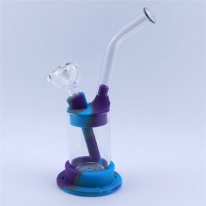 8" LED Luminous Silicone Detachable Dab Rig For Sale | Free NZ Shipping