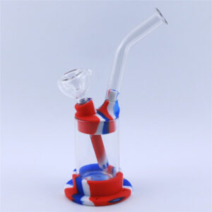 8" LED Luminous Silicone Detachable Dab Rig For Sale | Free NZ Shipping