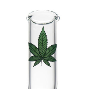 8" Marijuana Leaf Basic Glass Bong/Water PipesFor Sale | Free NZ Shipping