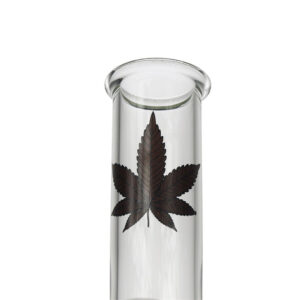 8" Marijuana Leaf Basic Glass Bong/Water PipesFor Sale | Free NZ Shipping