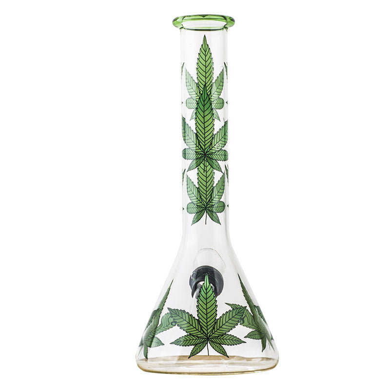 8MarijuanaLeafGlassBeakerBongWaterPiesForSaleFreeShipping_2_50839364-1226-4279-a517-6a2d80afd152 8Marijuana Leaf Glass Beaker BongWater Pies For Sale  Free NZ Shipping