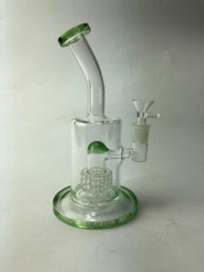 8" Matrix Perc Glass Dab Rig | Wax/Oil Rigs For Sale | Free NZ Shipping
