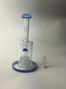 8" Matrix Perc Glass Dab Rig | Wax/Oil Rigs For Sale | Free NZ Shipping