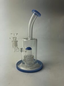 8" Matrix Perc Glass Dab Rig | Wax/Oil Rigs For Sale | Free NZ Shipping