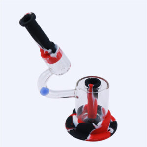8" Microscope LED Luminous Silicone Dab Rig For Sale | Free NZ Shipping