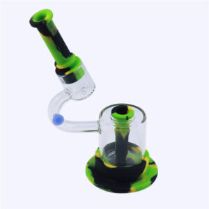 8" Microscope LED Luminous Silicone Dab Rig For Sale | Free NZ Shipping