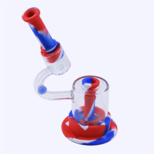 8" Microscope LED Luminous Silicone Dab Rig For Sale | Free NZ Shipping