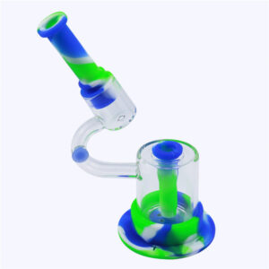8" Microscope LED Luminous Silicone Dab Rig For Sale | Free NZ Shipping