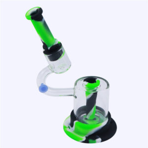 8" Microscope LED Luminous Silicone Dab Rig For Sale | Free NZ Shipping