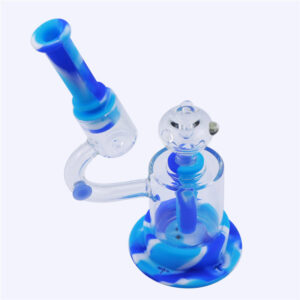 8" Microscope LED Luminous Silicone Dab Rig For Sale | Free NZ Shipping