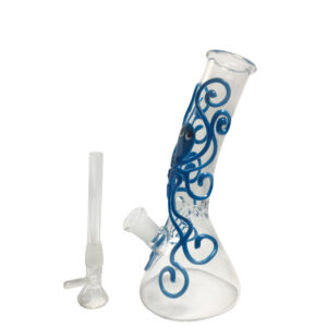 8" Octopus Glow-In-The-Dark Bong/Water Pipes For Sale | Free NZ Shipping