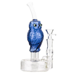 8" Owl Theme Glass Bong | Heady Girly Bongs For Sale | Free NZ Shipping