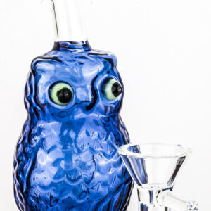 8" Owl Theme Glass Bong | Heady Girly Bongs For Sale | Free NZ Shipping