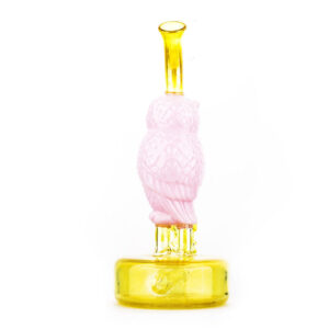 Pink Owl Theme Glass Bong w/ SOC Tokes Vaporizer Set | Free NZ Shipping