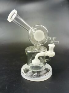 8" Showerhead Perc Double Chamber Wax/Dab Rig For Sale | Free NZ Shipping
