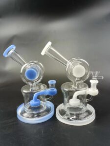8" Showerhead Perc Double Chamber Wax/Dab Rig For Sale | Free NZ Shipping