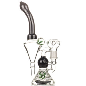 Quartz Enail W/ Flower Pendant Recycler Dab Rig Bundle For Sale