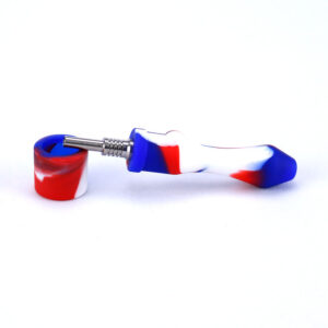 Blue&Red Silicone Nectar Collector