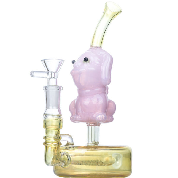 8" Doggie Theme Glass Bong |Heady Girly Bongs For Sale | Free NZ Shipping