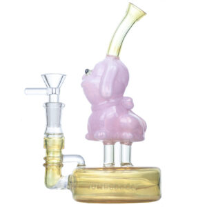 8" Doggie Theme Glass Bong |Heady Girly Bongs For Sale | Free NZ Shipping