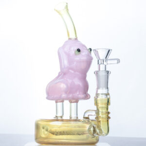 8" Doggie Theme Glass Bong |Heady Girly Bongs For Sale | Free NZ Shipping