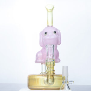 8" Doggie Theme Glass Bong |Heady Girly Bongs For Sale | Free NZ Shipping