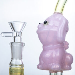 8" Doggie Theme Glass Bong |Heady Girly Bongs For Sale | Free NZ Shipping