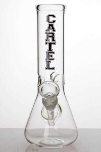 Smoke Arsenal clear glass water bong