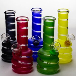 6″ glass water bong