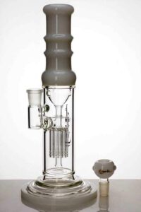 12″ genie glass 10-arm water recycled bong