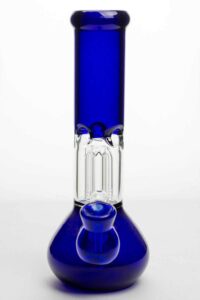11″ glass water bong with 4 arms percolator