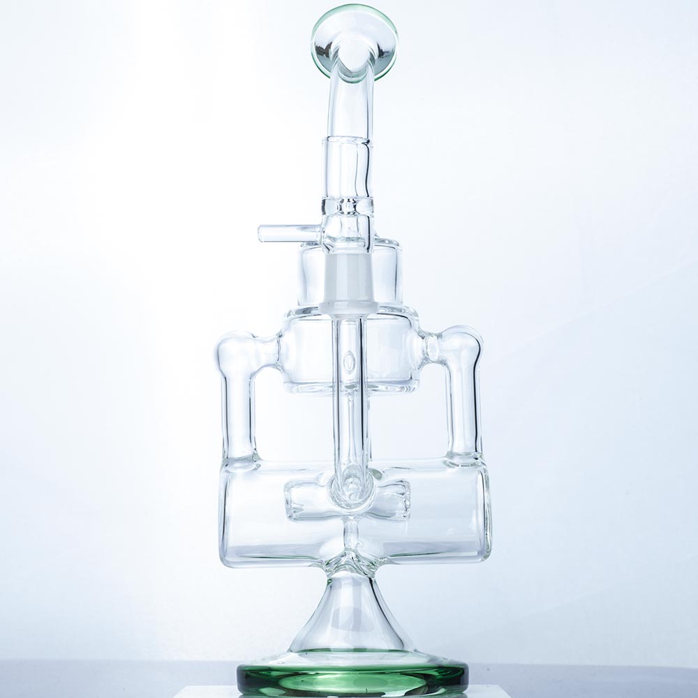 8inch_recycler_portable_dab_rig_-_glass_wax_rigs_for_sale_-_puffing_bird_-_online_head_shop_2_b33cd322-a15d-41a5-98ce-bd9858078d2f 9" Heady Recycler Wax Rig | Glass Dab Rigs For Sale | Free NZ Shipping