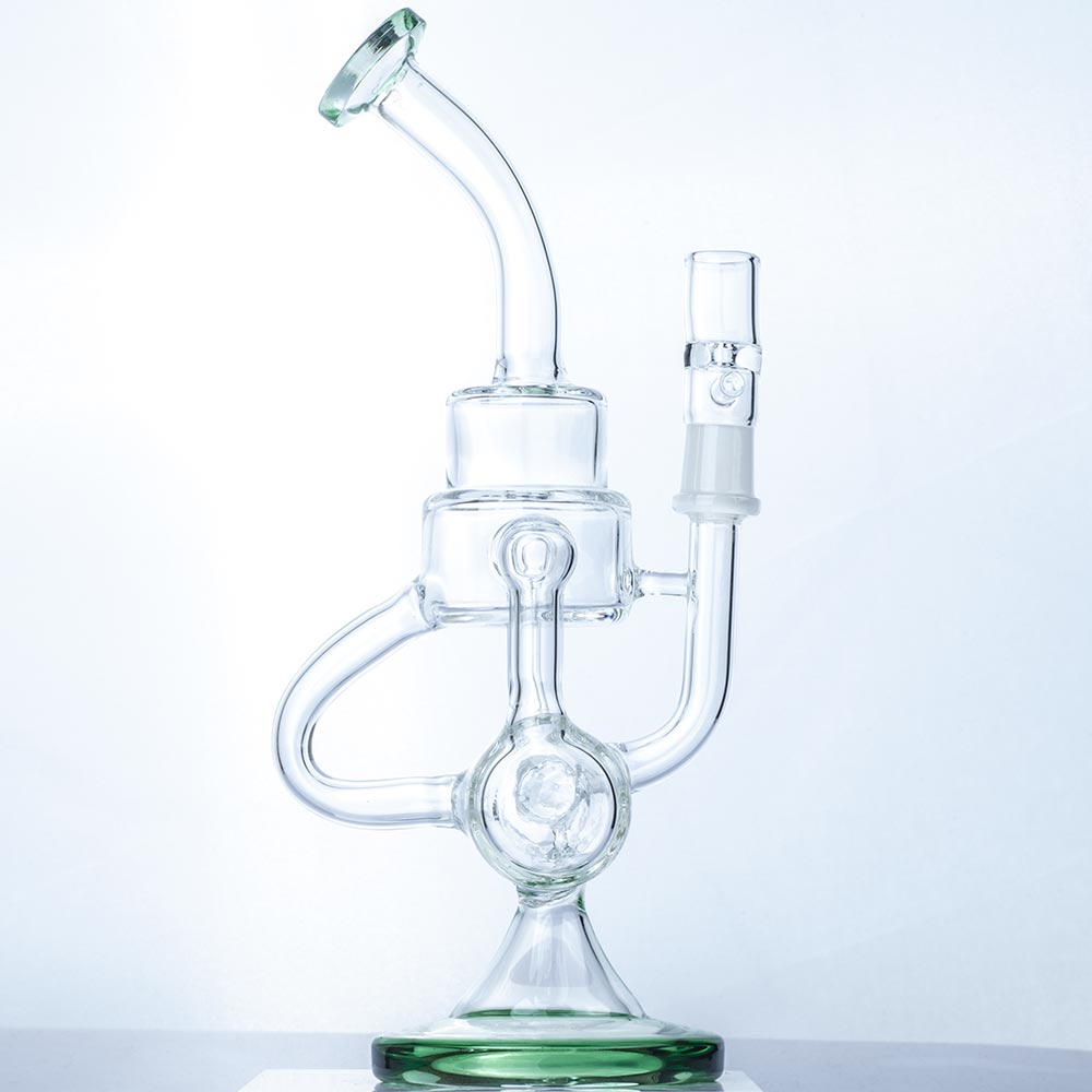 9" Heady Recycler Wax Rig | Glass Dab Rigs For Sale | Free NZ Shipping