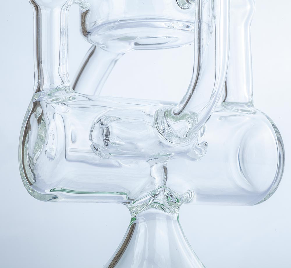 9" Heady Recycler Wax Rig | Glass Dab Rigs For Sale | Free NZ Shipping