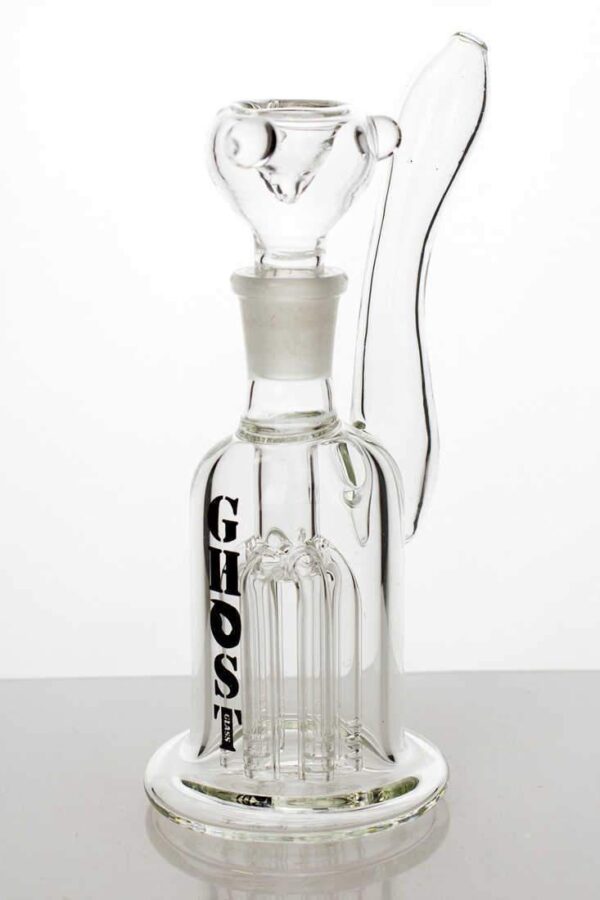 7″ 6-arm diffuser glass water bong