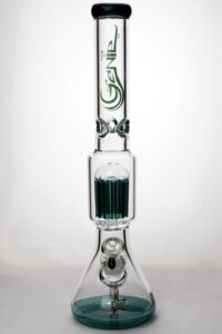 18" Genie Colored Bottom Water Glass Bong | Best Bongs | Free NZ Shipping