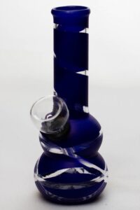 5″ color glass mini water bong